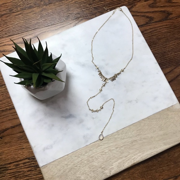 Nordstrom Jewelry - Golden Y Necklace